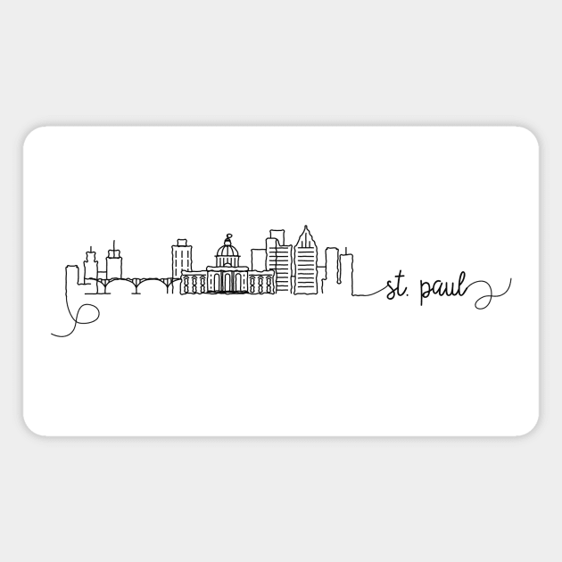 St Paul City Signature Magnet by kursatunsal